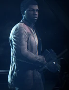 Finn's hologram in the menu screens.