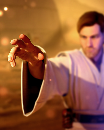 SWBFII DICE Boost Card Obi-Wan Kenobi - Think It Over large