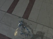 A fallen MagnaGuard with electrostaff (BFX mod)