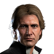 In-game icon for Han Solo in Star Wars Battlefront II.