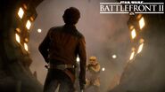 Promotional image of a young Han Solo and stormtroopers on Kessel.