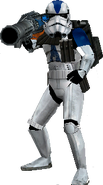 A 501st Legion Shock Trooper.