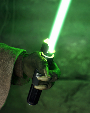 SWBFII DICE Boost Card Yoda - Lightsaber Mastery large