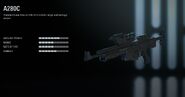 A280C in the Collection menu