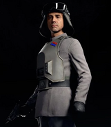 Promotional material of an imperial officer.