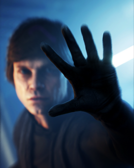 SWBFII DICE Boost Card Luke Skywalker - Stronger Push large