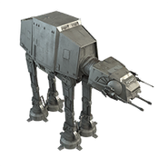 In-game icon for the AT-AT in Star Wars Battlefront II.