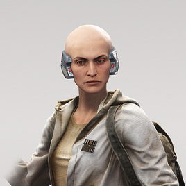 Cybernetic Female Head