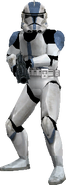 A Phase 2 Clone Trooper from the 501st Legion