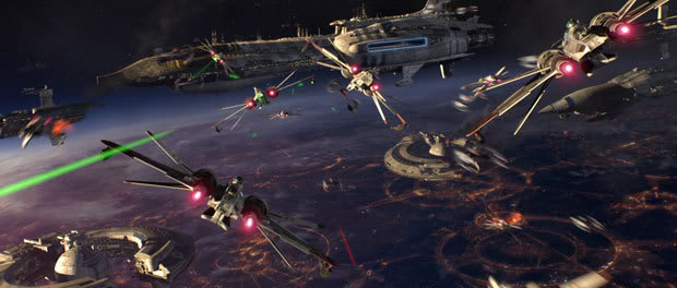 star wars battlefront space battle