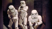 3 Stormtroopers on the Tantive IV in A New Hope.