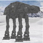 A AT-AT on Hoth.