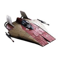 In-game icon for the A-Wing in Star Wars Battlefront II.