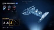 Hyena-class Bomber Menu Selection