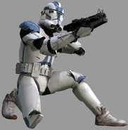 A 501st Clone Trooper.