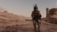 Boba Fett on Tatooine.