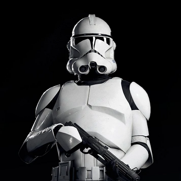 white clone trooper