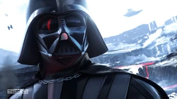 Cinematic capture of Darth Vader on Sullust