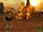 a clone attacking a vehicle in original geonosis map