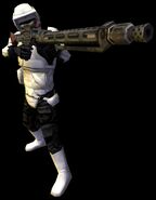 Scout Trooper with a Rifle.