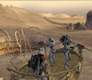 This the Sand Skiff, a vehicle that is unique to Tatooine: Dune Sea