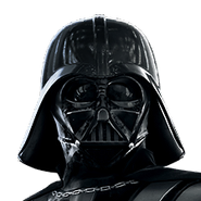 In-game icon for Darth Vader in Star Wars Battlefront II.