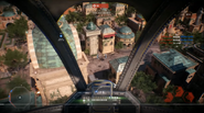 A player operating the LAAT's turrets in Galactic Assault