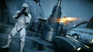A clone trooper on Kamino.