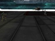 A Droid Pilot fighting a Clone Pilot.