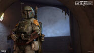 Boba Fett in Jabba's Palace.