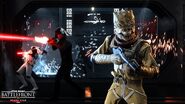 A Death Star Trooper can be seen to the left of Bossk