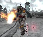 Boba Fett on Mygeeto.