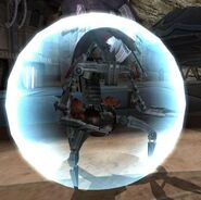 A Droideka on Utapau.