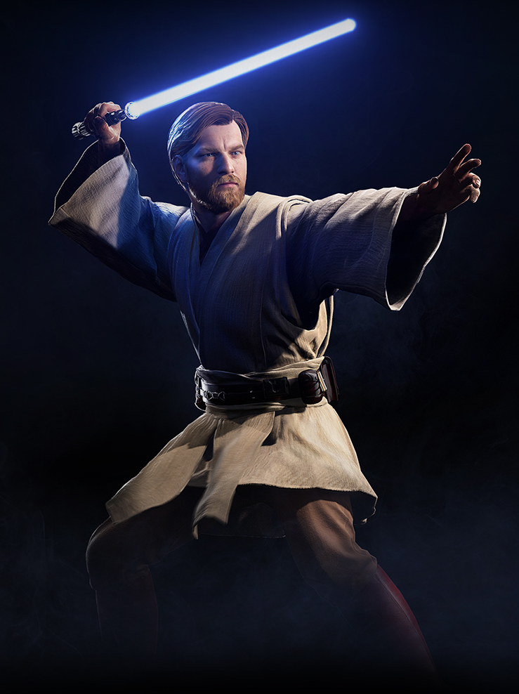 "Obi-Wan was a Jedi Master and General of the Galactic Republic du...