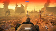 Gameplay of an AT-TE on Geonosis