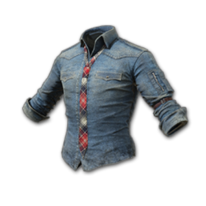 Icon equipment Body Denim Shirt with Necktie