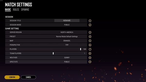 War Mode-Basic-settings