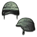 Early inventory image of the Woodland camo variant of the helmet.