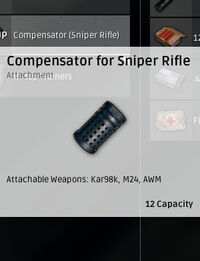 Compensator for Sniper Rifle