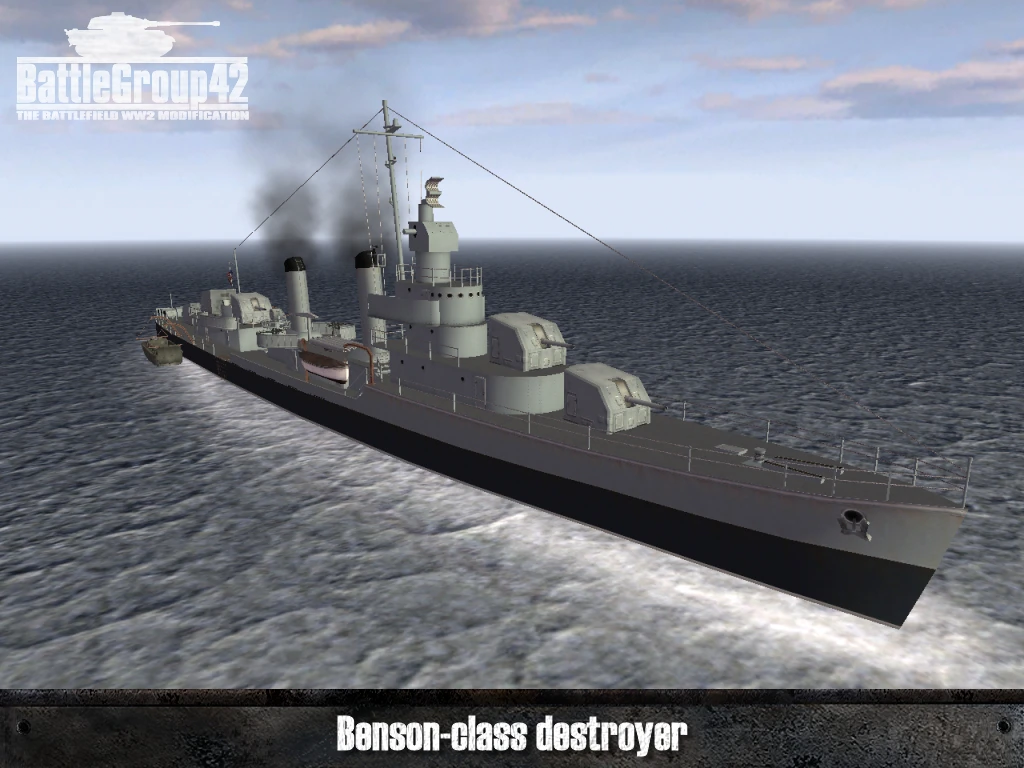Bensonclass destroyer Battlegroup42 Encyclopedia Fandom