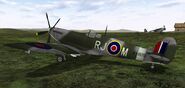 Spitfire MK.XIV on 4503-Operation Varsity. The five blade propeller makes it easy to distinguish from the MK.IX with four blade propeller