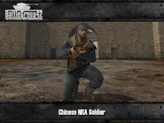 Chinese soldier with Gewehr 98 rifle