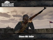 Chinese soldier with Gewehr 98 rifle