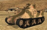 Picture of the new M3 model, showing a Grant II in Gazala.