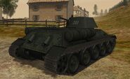 T-34/76 Model 1941, rear view