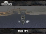 A Schnellboot beginning its sortie