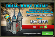 50% off "Drill, Baby, Drill" sale, March 2014.