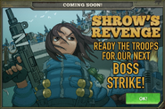 Boss Strike 7 promotional splash graphic.