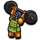 Job gym weights icon