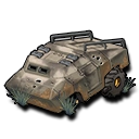 The ruined Recon found in Rescue to the Recon.